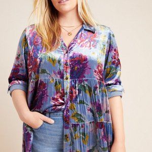 Reverie Tiered Velvet Tunic